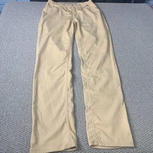 Escada Sport Womens Jeans Size 40 Tan Denim Straight‎ Leg Pockets High Rise